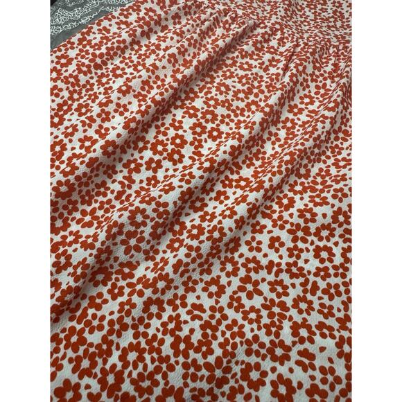 NWT Sz 14 Asos Maternity Dress Red Orange Floral Flowers Summer Spring Light - Picture 9 of 10